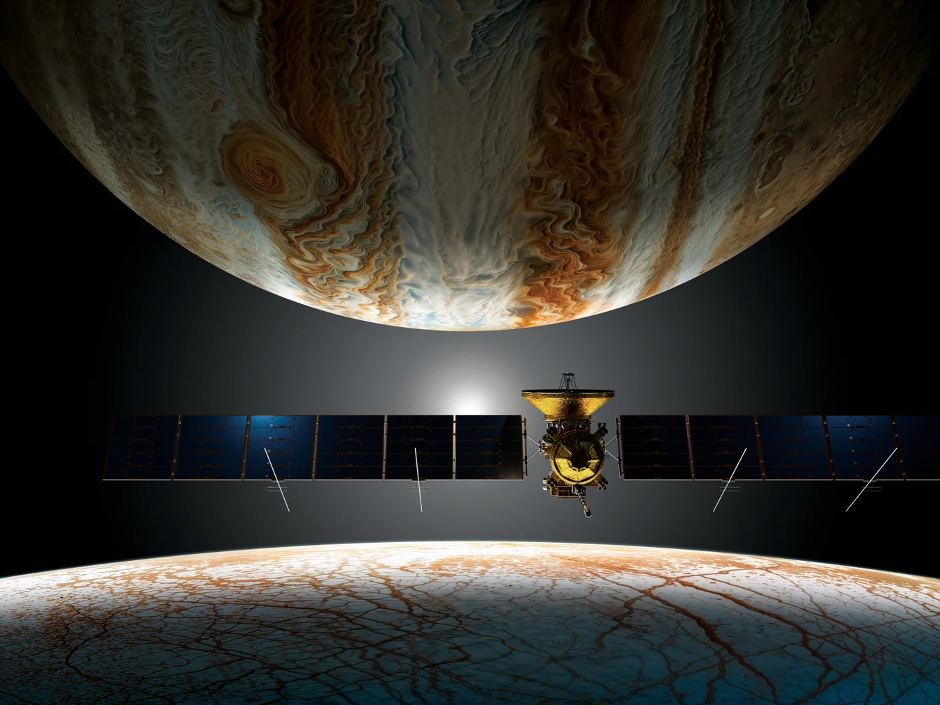 Europa Clipper at Europa